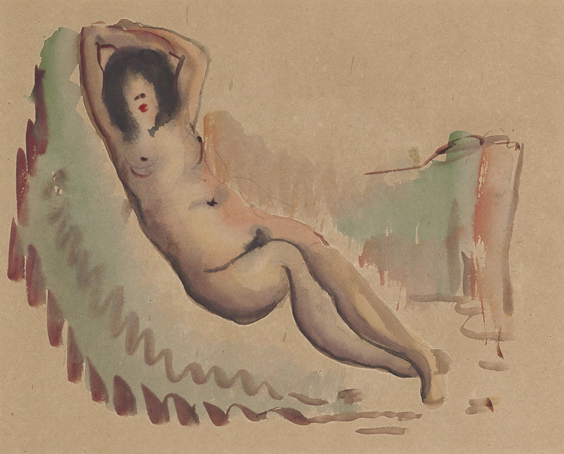 坐姿裸女（155）