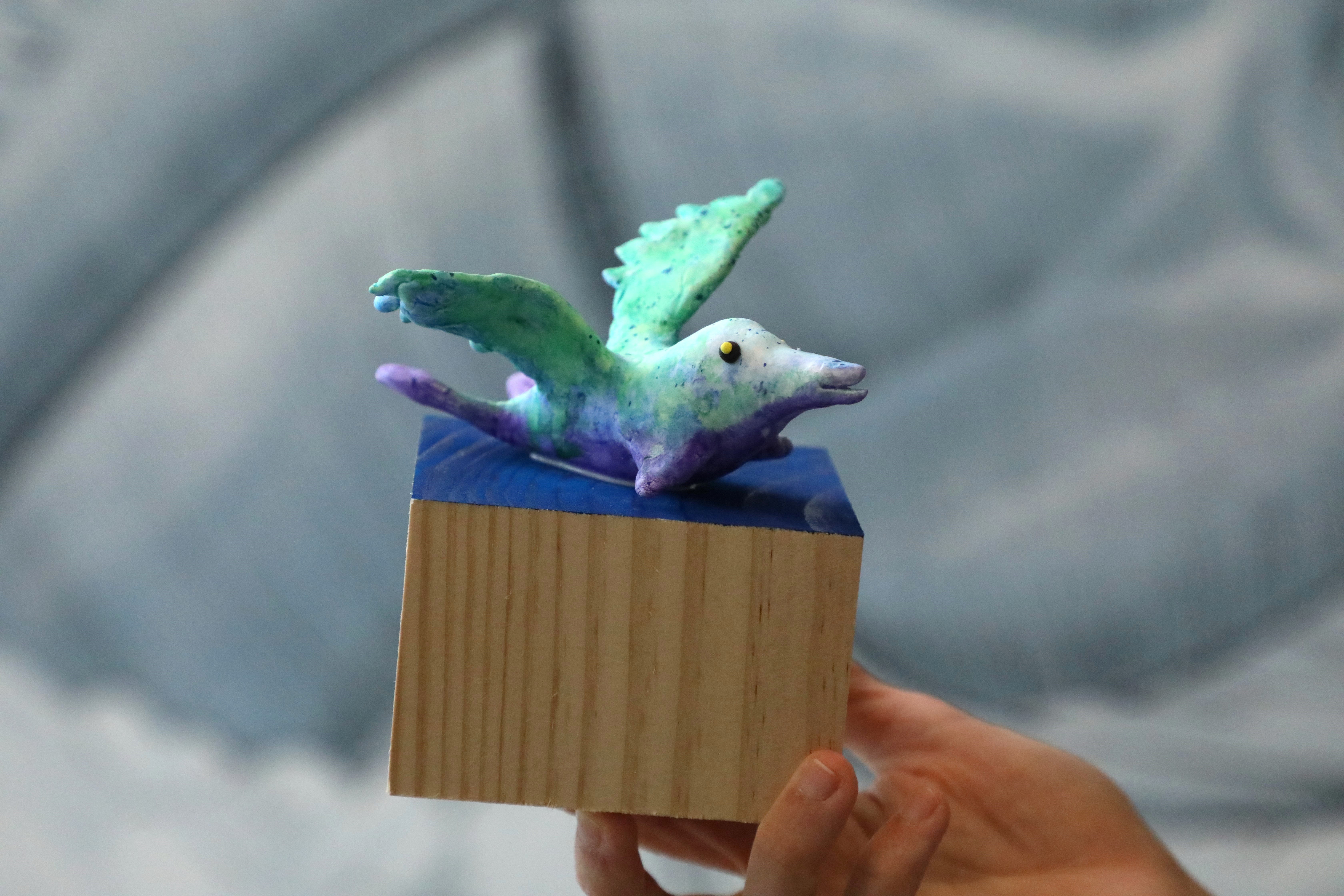 創作自己一隻可愛的小海怪作品