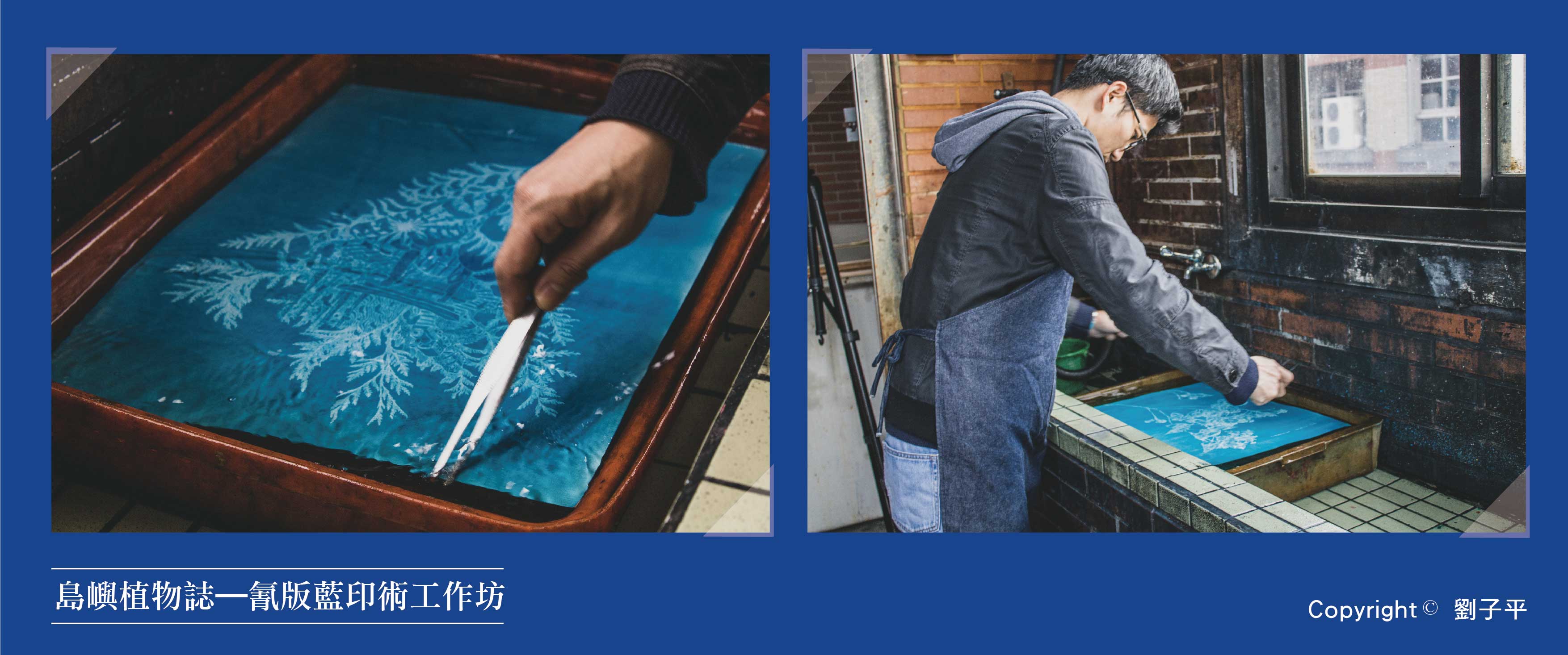 島嶼植物誌—氰版藍印術工作坊
