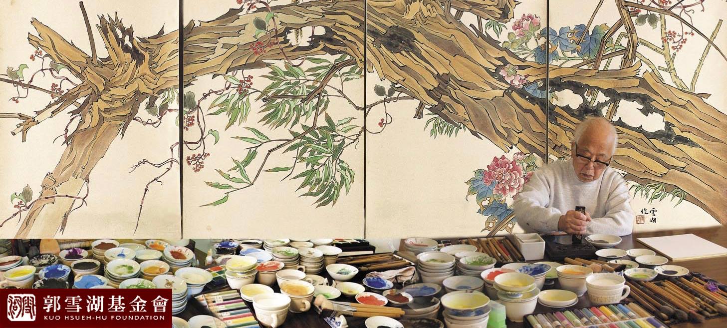 「心內的所在--郭雪湖望鄉特展」教育推廣活動---類膠彩體驗工作坊