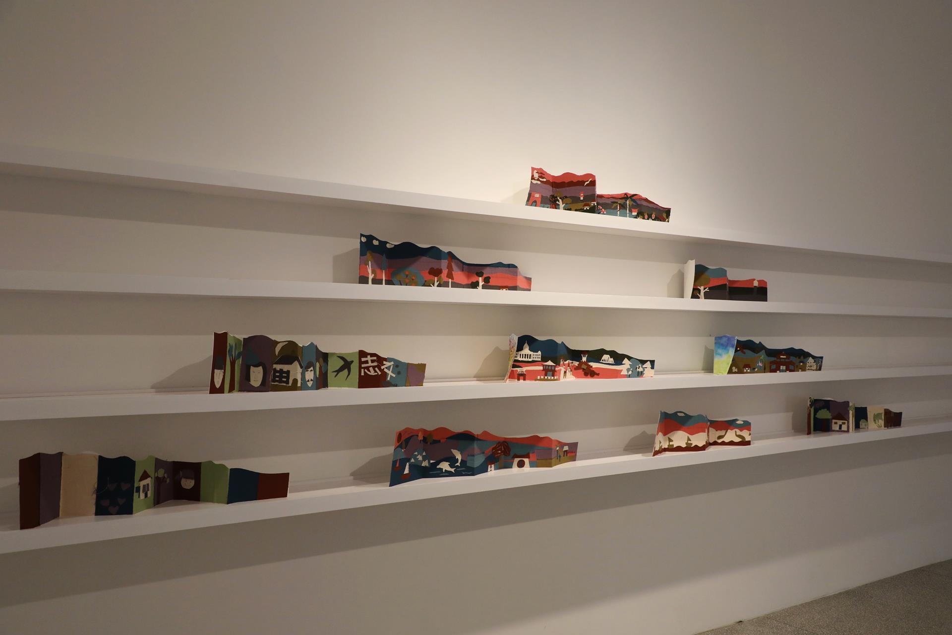 「蒼山翠波」創作體驗工作坊展示區