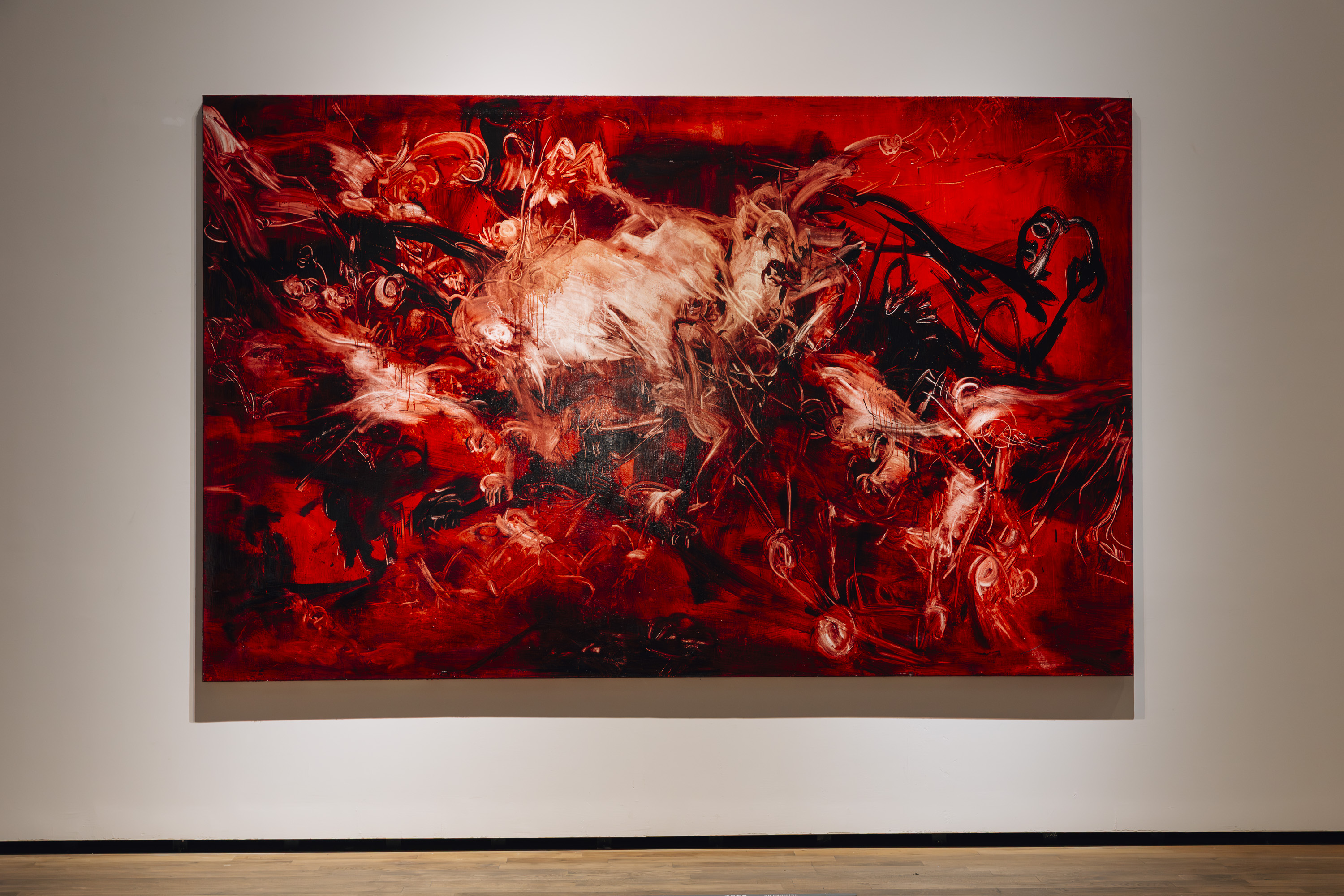 常陵 Chang Ling，<大塊之形 2015.22. The Great Clod 2015.22.>，布面油畫
Oil on canvas，2015，319 x 200 cm
