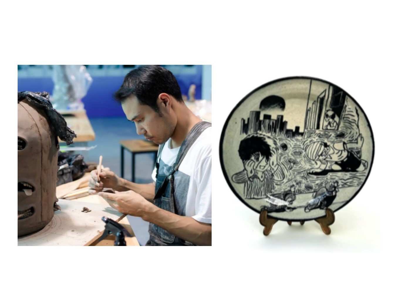 泰國陶藝家Ken Yutdanai Sripaiboon手繪陶瓷作品